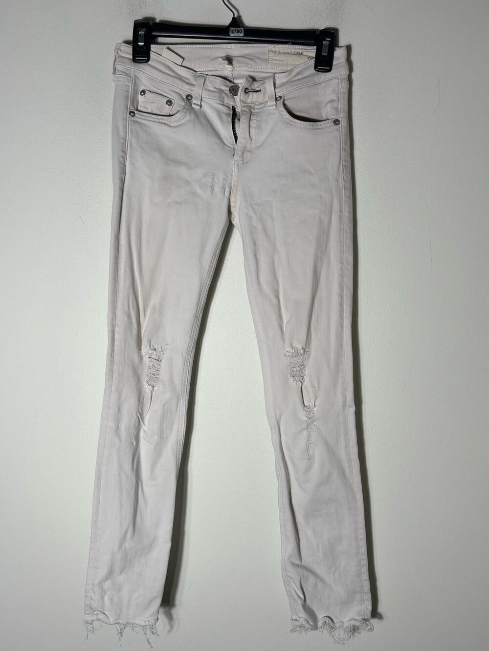 Rag & Bone White Skinny Denim Sz 26